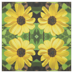 Tecido de Susan Floral de Olhos Negros