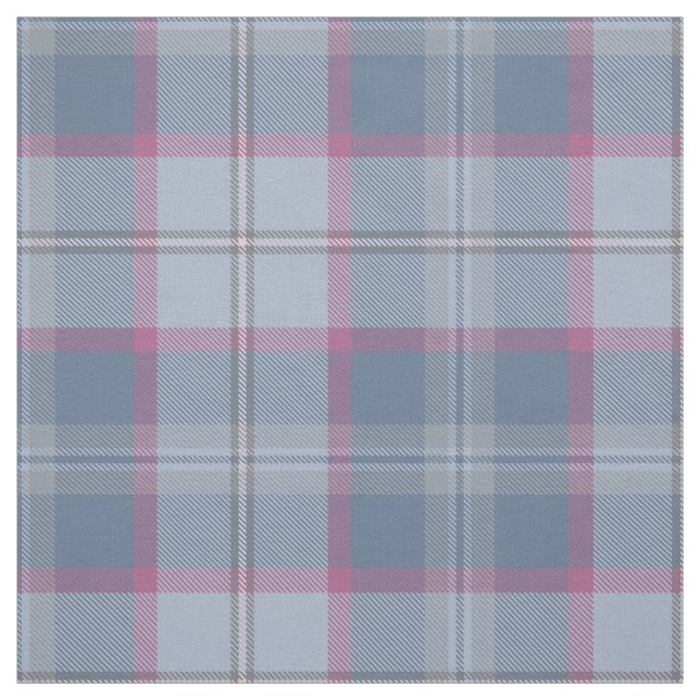 Tecido de Tartan azul-Pastel e rosa (Modelo)