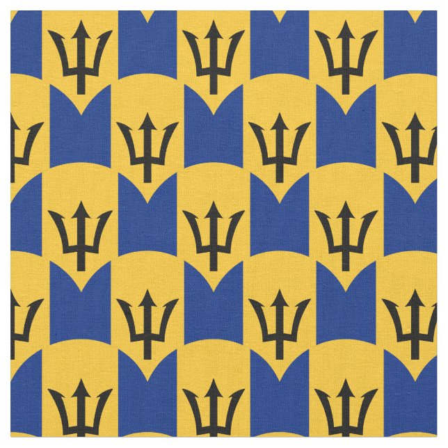 Tecido de tendências de Barbados Flag e Barbados/m (Detalhe)