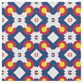 Tecido de tendências do Colorado Flag & Colorado/f