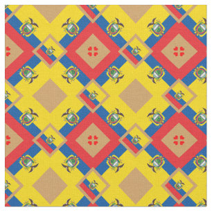 Tecido de tendências do Equador Flag & Ecuador
