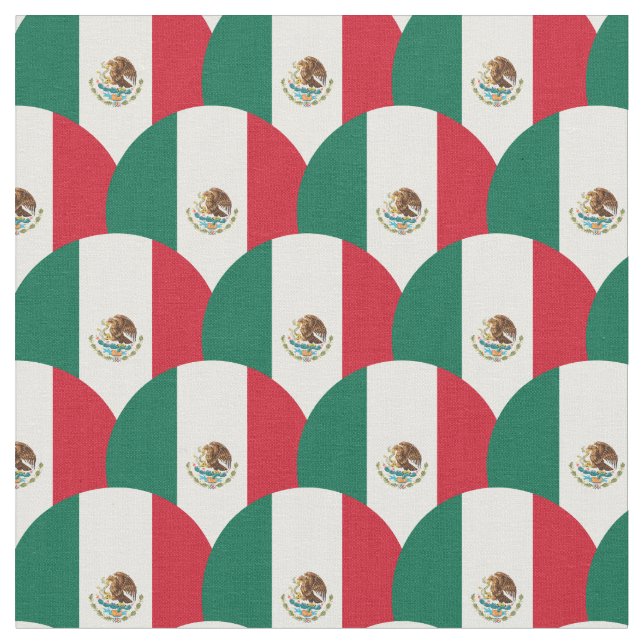 Tecido de tendências do México e da bandeira mexic (Detalhe)