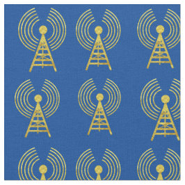 Tecido de transmissores de rádio do ouro Ham