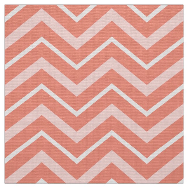Tecido de Upholsteria Coral Chevron (Modelo)