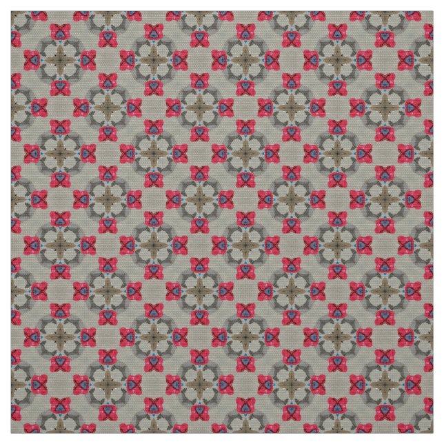 Tecido de Upholsteria de Azeitona e Violeta Vermel (Modelo)