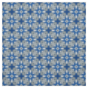 Tecido de Upholstery azul e ciano