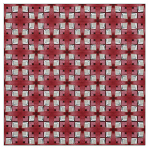 Tecido de Upholstery de cruz vermelha