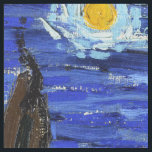 Tecido de Van Gogh Imopressionism da noite<br><div class="desc">A pintura francesa lindo    das belas artes do vintage    do impressionismo da noite estrelado,  por Vincent van Gogh,        está neste   tecido.  A imagem é dominio público devido aos direitos reservados expirados.</div>