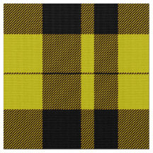 Tecido de Xadrez Amarelo e Preto de Tartan