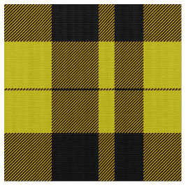 Tecido de Xadrez Amarelo e Preto de Tartan