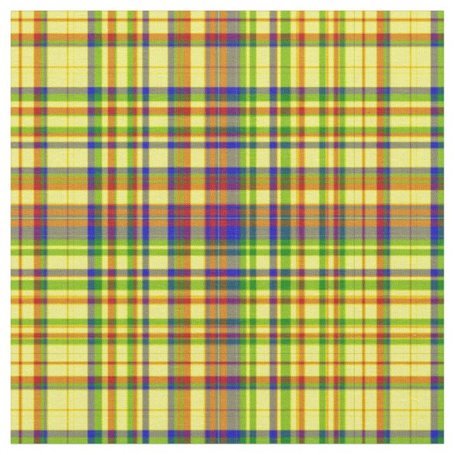 Tecido de xadrez - Cores principais 09 (Detalhe)