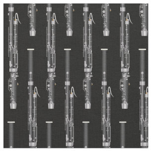 Tecido Decor da Sala Musical de Bassoon