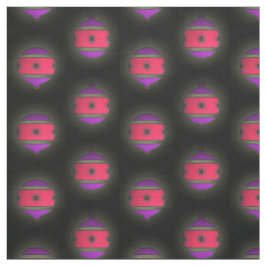 Tecido Decoração sazonal do Natal dos globos da árvore no