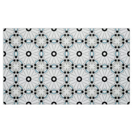 Tecido Decorative circular node & star geometric pattern