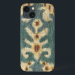 Tecido Decorativo de Ikat por Chariklia Zarris<br><div class="desc">Um padrão de abstrato feito por Chariklia Zarris,  ele apresenta um design conhecido como ikat. Essa forma particular de tecelagem utiliza a resistência à tintura,  o que impede que o corante penetre em todo o tecido. Isso cria padrões interessantes em um tecido que parece incrível em sua parede!</div>