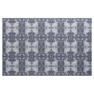 Tecido Dedham Blue & White Rabbit Cerâmica Azulejo Art