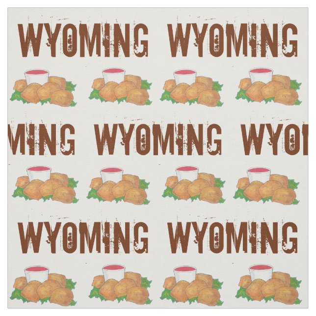 Tecido Deep Fried Rocky Mountain Prairie Oysters Wyoming (Modelo)