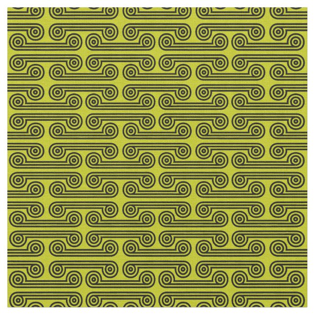 Tecido Deimos em tons de verde amarelo (Detalhe)
