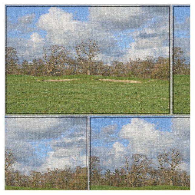 Tecido Deixe-nos jogar o golfe (Detalhe)