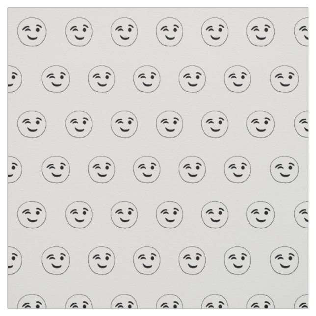 Tecido Desenho esquemático de emoticon guinchado (Modelo)