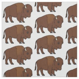 Tecido Desenhos animados do bisonte