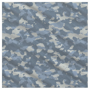 Tecido Design azul e cinzento da camuflagem do Amy