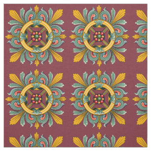 Tecido Design cor-de-rosa do azulejo do Victorian da