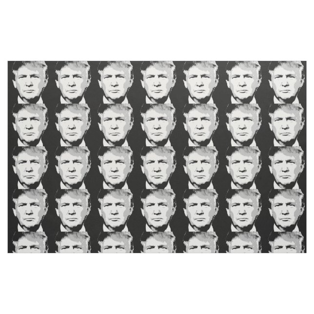TECIDO DESIGN DE BLOCO DE DONALD TRUMP (Fat Quarter)