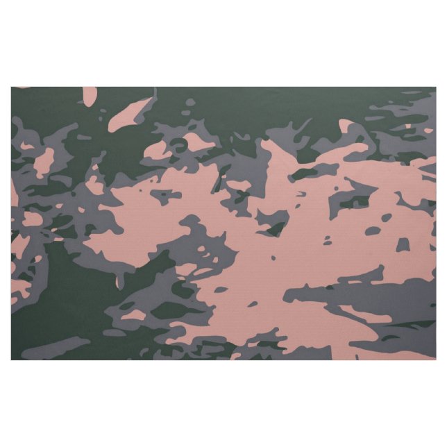 Tecido Design de Camuflagem Rosa (Jarda)