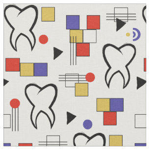 Tecido Design de dente dentário primário moderno