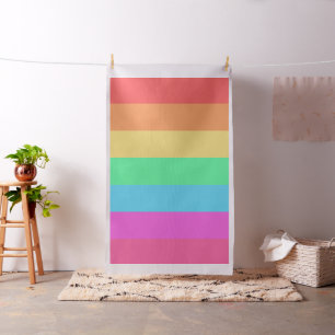 Tecido Design de faixas de cores do arco-íris do Pastel