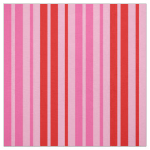 Tecido Design de Listras Verticais Rosa de Chiclete Verme