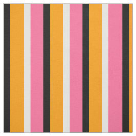 Tecido Design de Padrão de Faixa Laranja Cor-de-Rosa