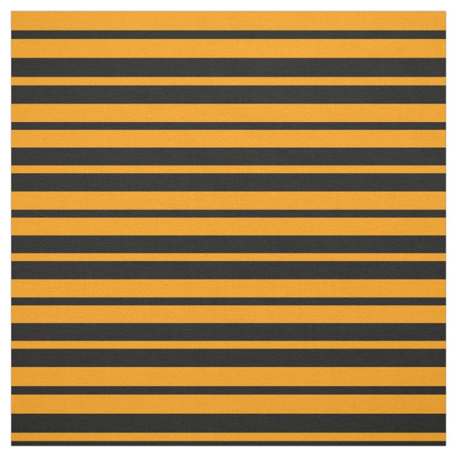 Tecido Design de Padrão de Faixa Preta Laranja (Modelo)