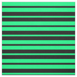 Tecido Design de Padrão de Faixa Preta Verde