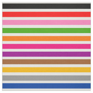 Tecido Design de Padrão de Linhas de Listras Multicolores