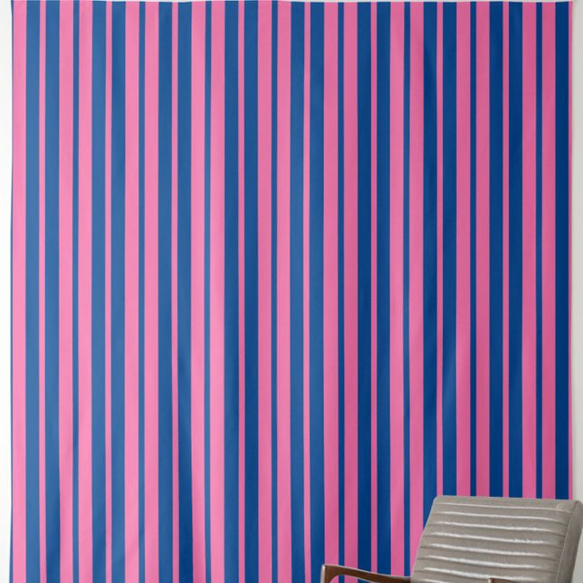 Tecido Design de padrão de listras elegantes rosa e azul (Criador carregado)