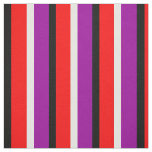 Tecido Design de Padrão de Stripe Roxo Vermelho