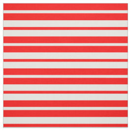 Tecido Design de Padrão de Stripes Brancas Vermelhas