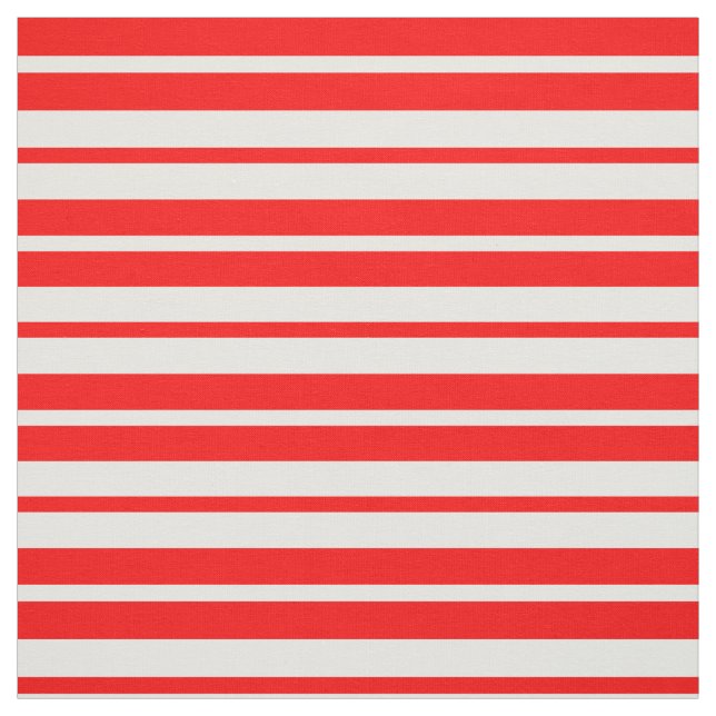 Tecido Design de Padrão de Stripes Brancas Vermelhas (Modelo)