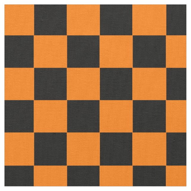 Tecido Design de Padrão Marcado Laranja Halloween (Detalhe)