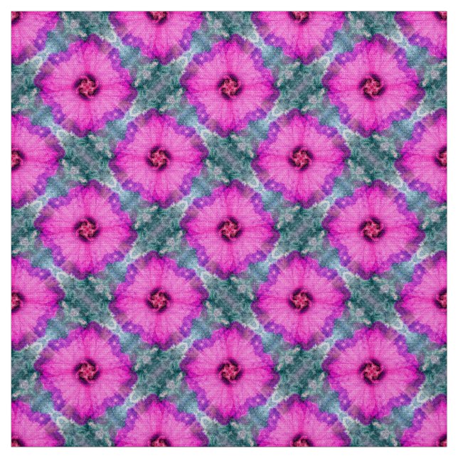 Tecido Design de padrão sem costura de flor rosa artístic (Modelo)