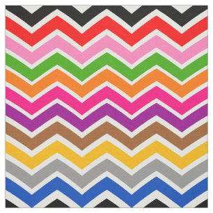 Tecido Design de Padrão Zigzag Chevron com várias cores