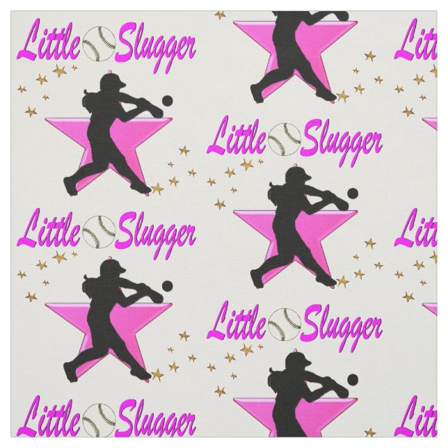 Tecido Design DE SOFTBALL DE PEQUENA ALÇA DE PINK STAR (Modelo)