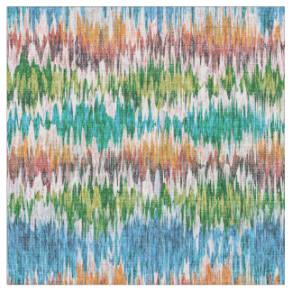 Tecido Design de striped abstrato no estilo Ikat.