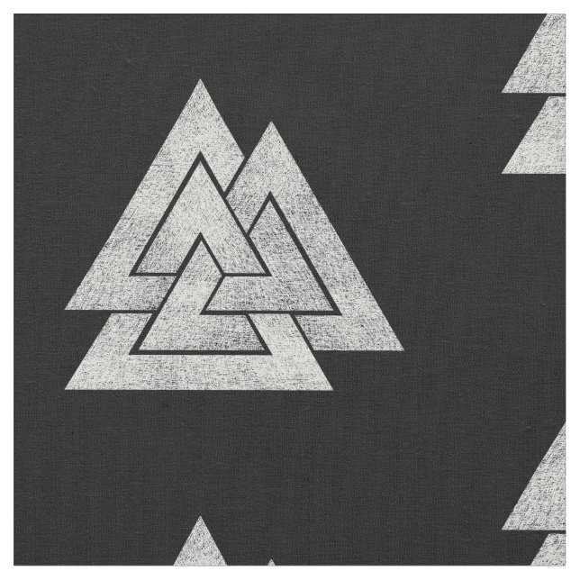 Tecido Design de Valknut Viking (Detalhe)