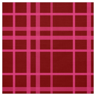 Tecido Design de Xadrez em Grade Rosa Grená 