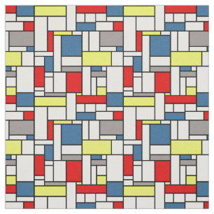 Tecido Design do estilo de Mondrian
