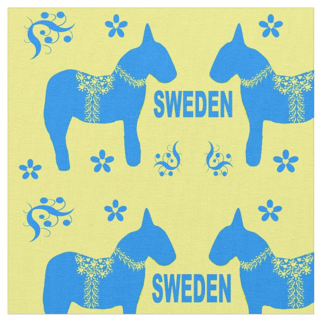 Tecido design dos símbolos de Suecia (Detalhe)
