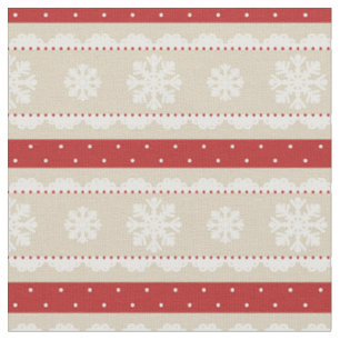 Tecido Design elegante do Natal com flocos de neve